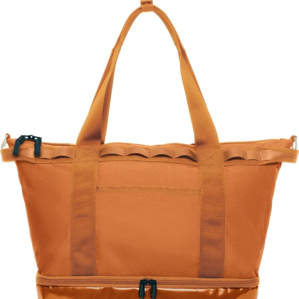 X Large Expandable Big Orange Tote Bag Weekender - Picture 12 of 16